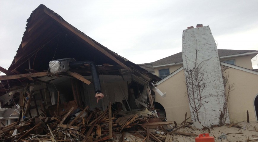 A Walk Down The Path of Superstorm Sandy Damage