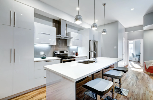 a kitchen newly renovated kitchen