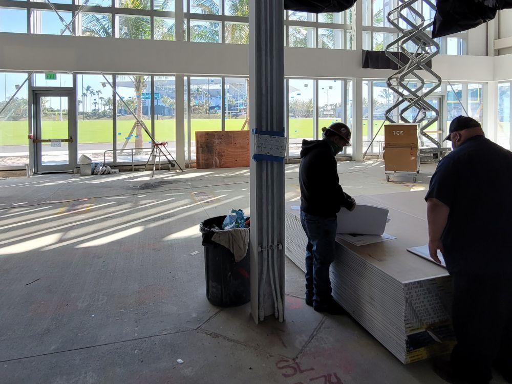 Commercial Contractor Coordination Foundation Crack